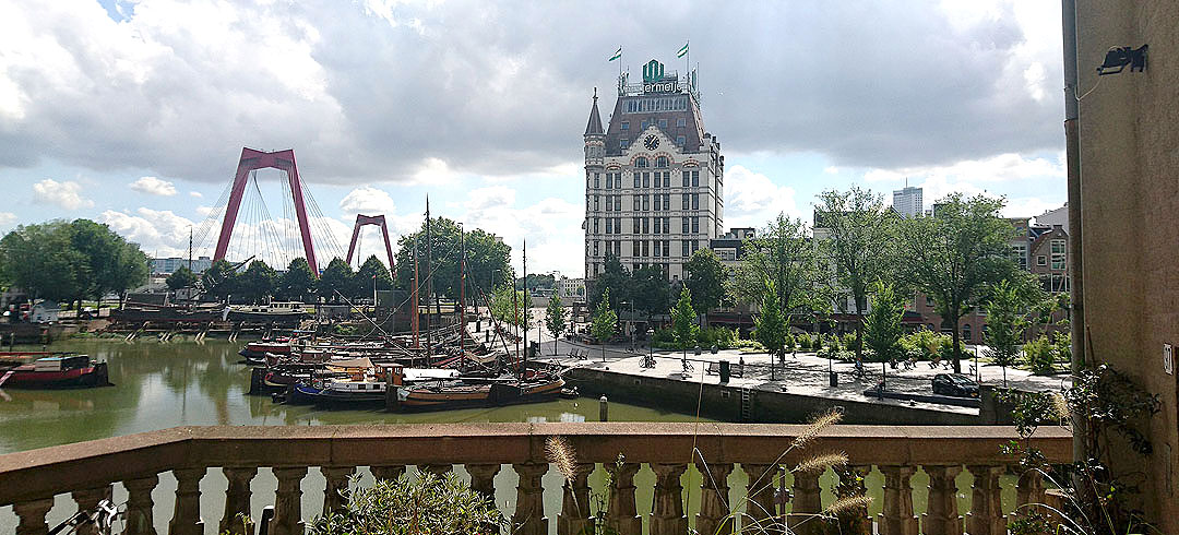 Der alte Hafen von Rotterdam und das Witte Huis