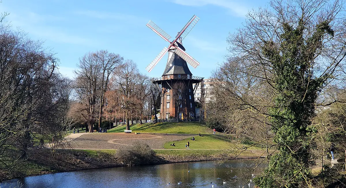 Die Bremer Mühle ist eine der ungewöhnlichen Bremen Sehenswürdigkeiten