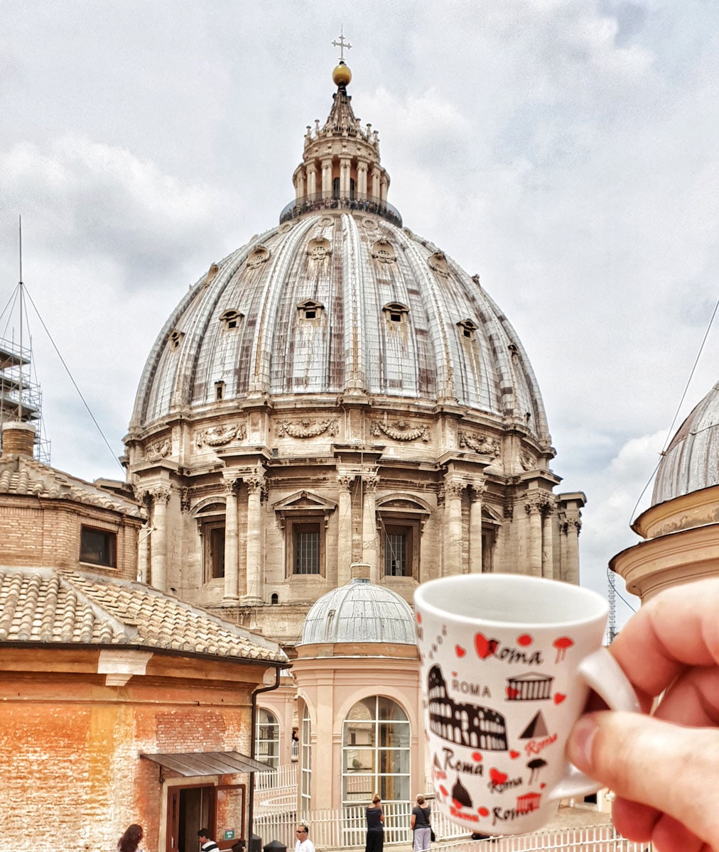 Vaticaanstad koepel espresso