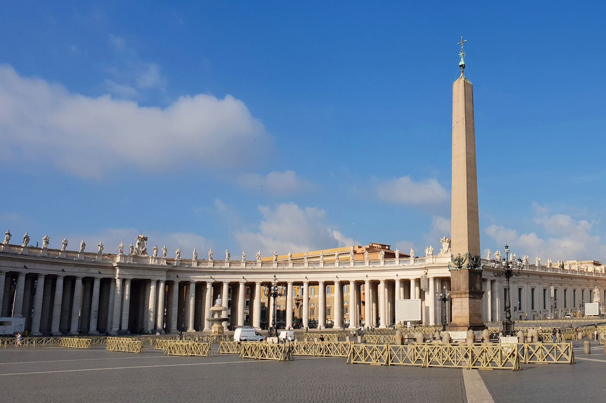 vaticaanstad sint peters vierkante obelisk