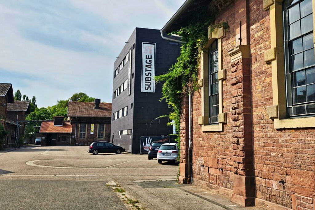 Substage Konzertlocation im Alten Schlachthof Karlsruhe mit moderner Fassade